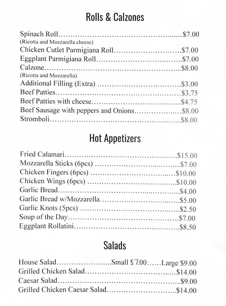 Brother's Pizzeria Menu image 2